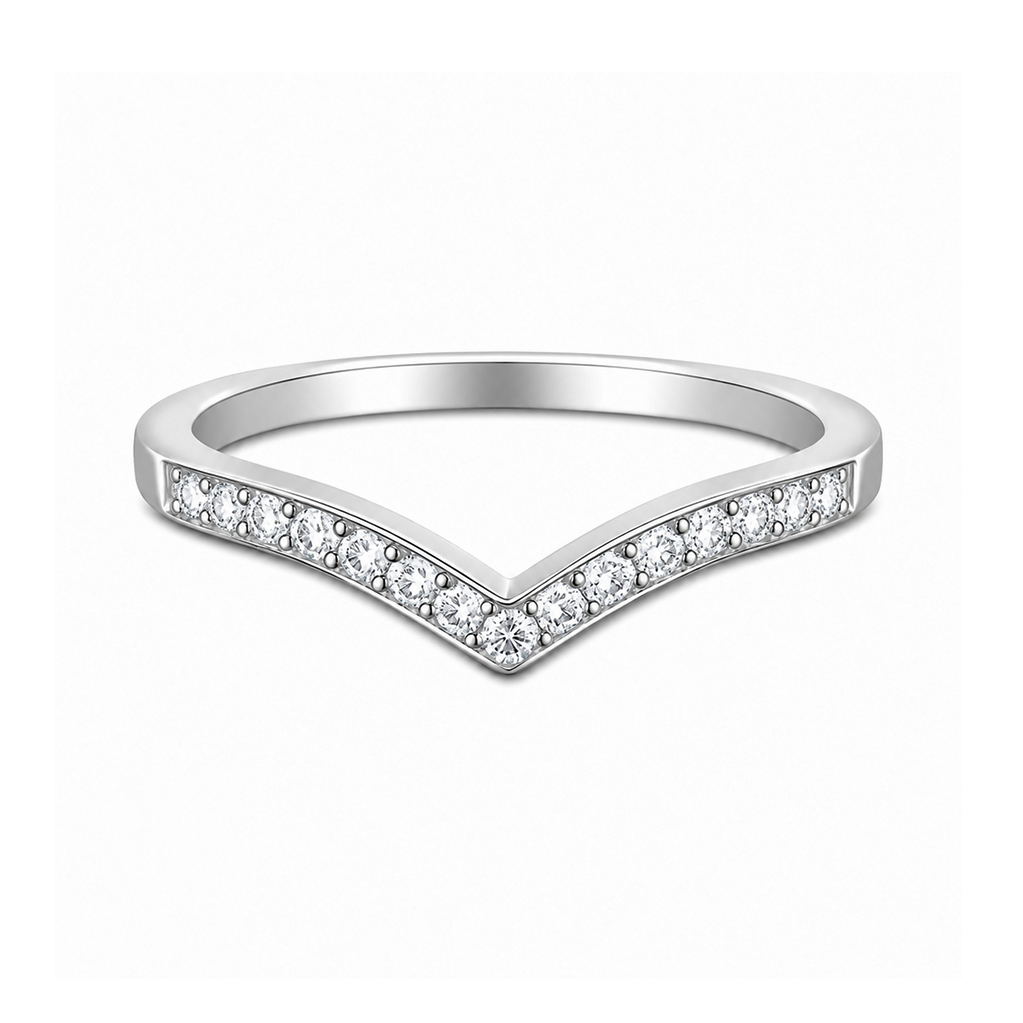 2.5mm Eternity Contour V Ring