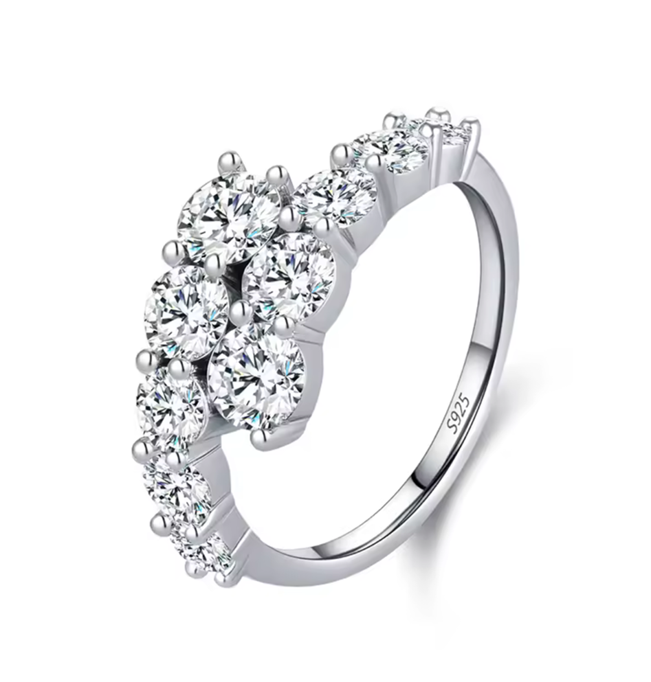 Celeste Moissanite Eternity Ring