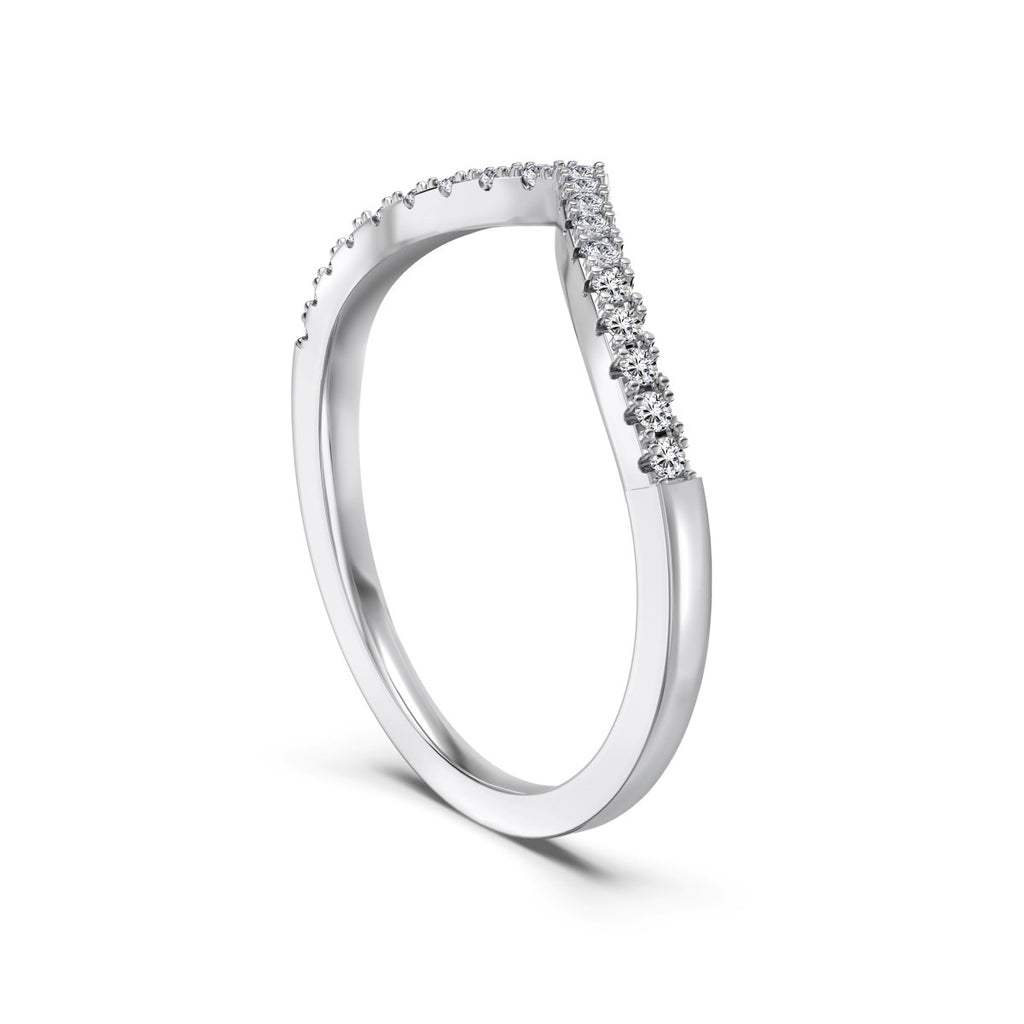 1.5mm Eternity V Ring in 925 sterling silver — STAUDENMANN