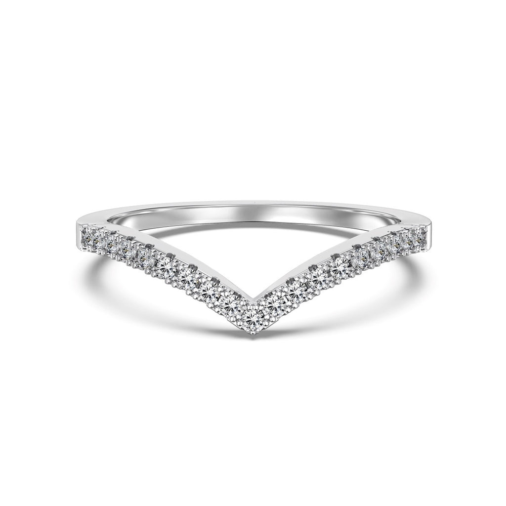 1.5mm Eternity V Ring in 925 sterling silver — STAUDENMANN