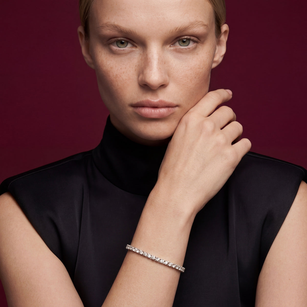 Classic Tennis Bracelet 3mm in 925 sterling silver — STAUDENMANN