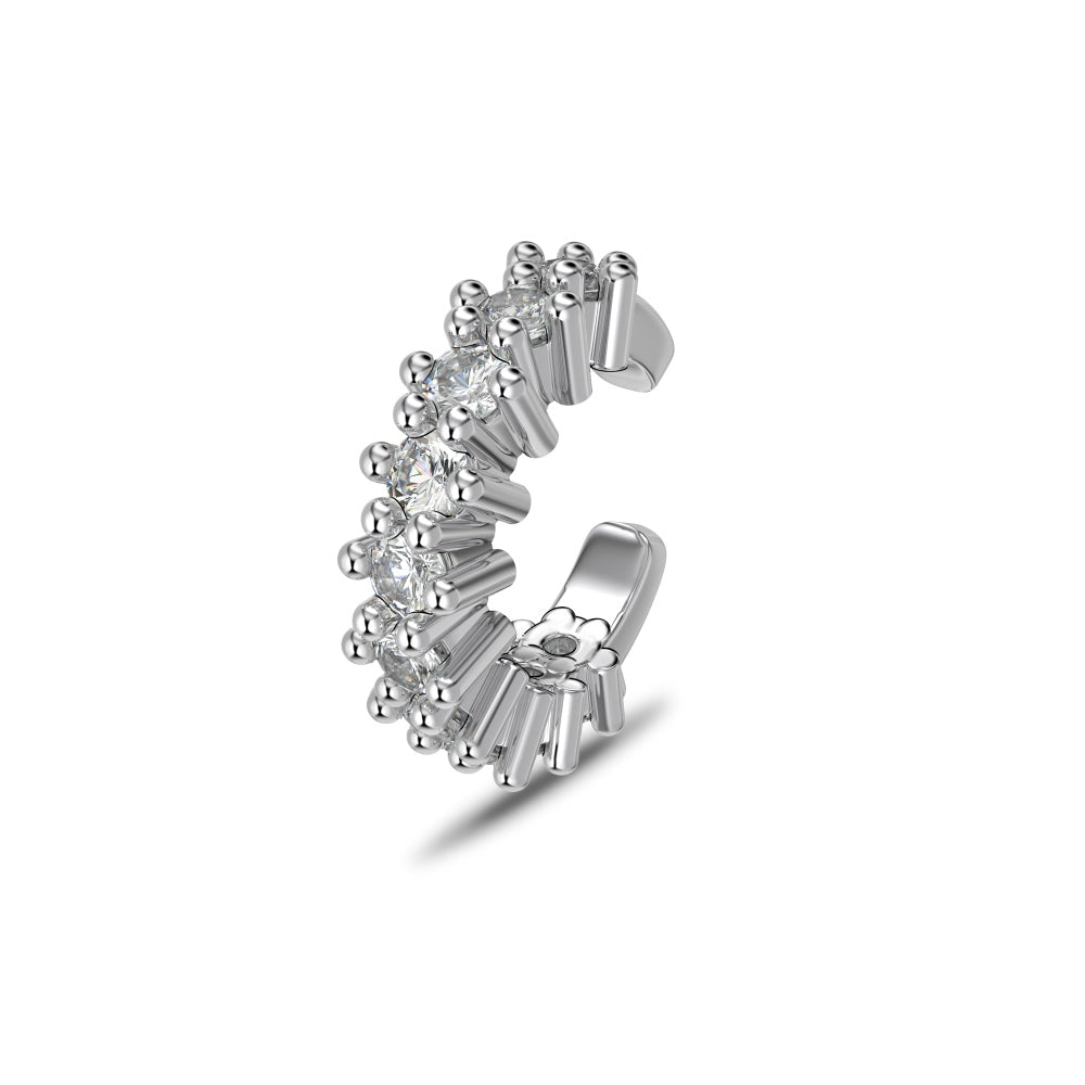 Brilliant Cluster Ear Cuff in 925 sterling silver — STAUDENMANN