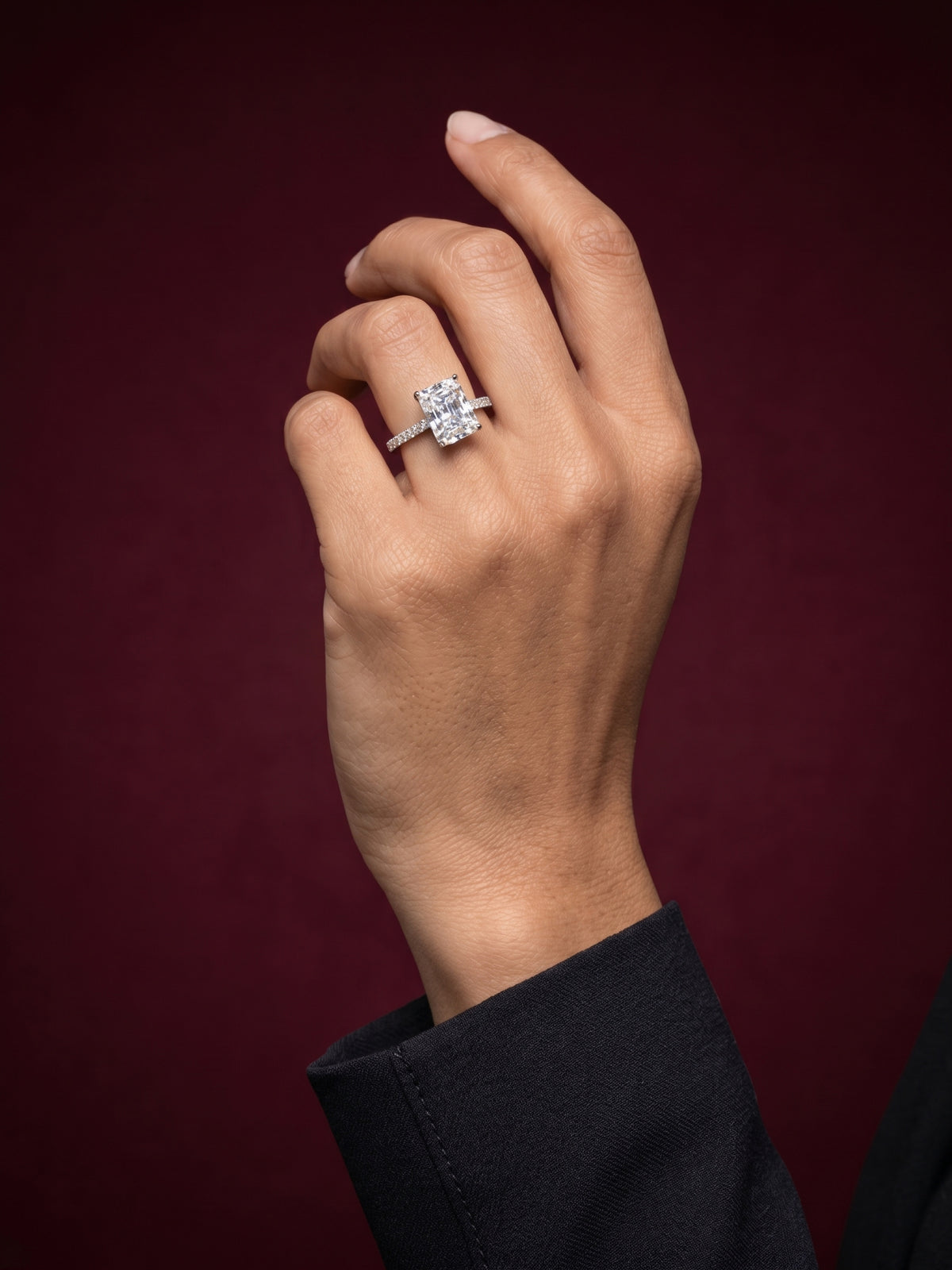 3ct Prestige Solitaire Ring in 925 sterling silver — STAUDENMANN