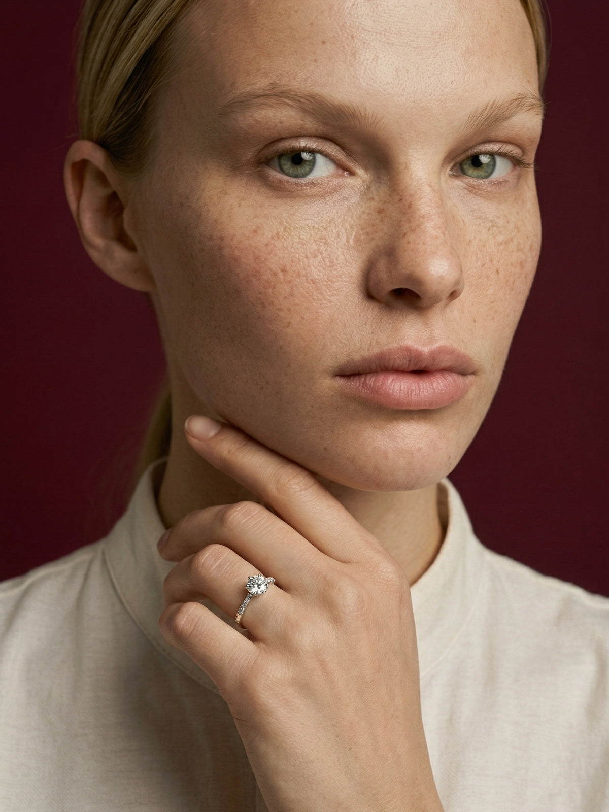 0.75ct Solitaire Ring in 925 sterling silver — STAUDENMANN