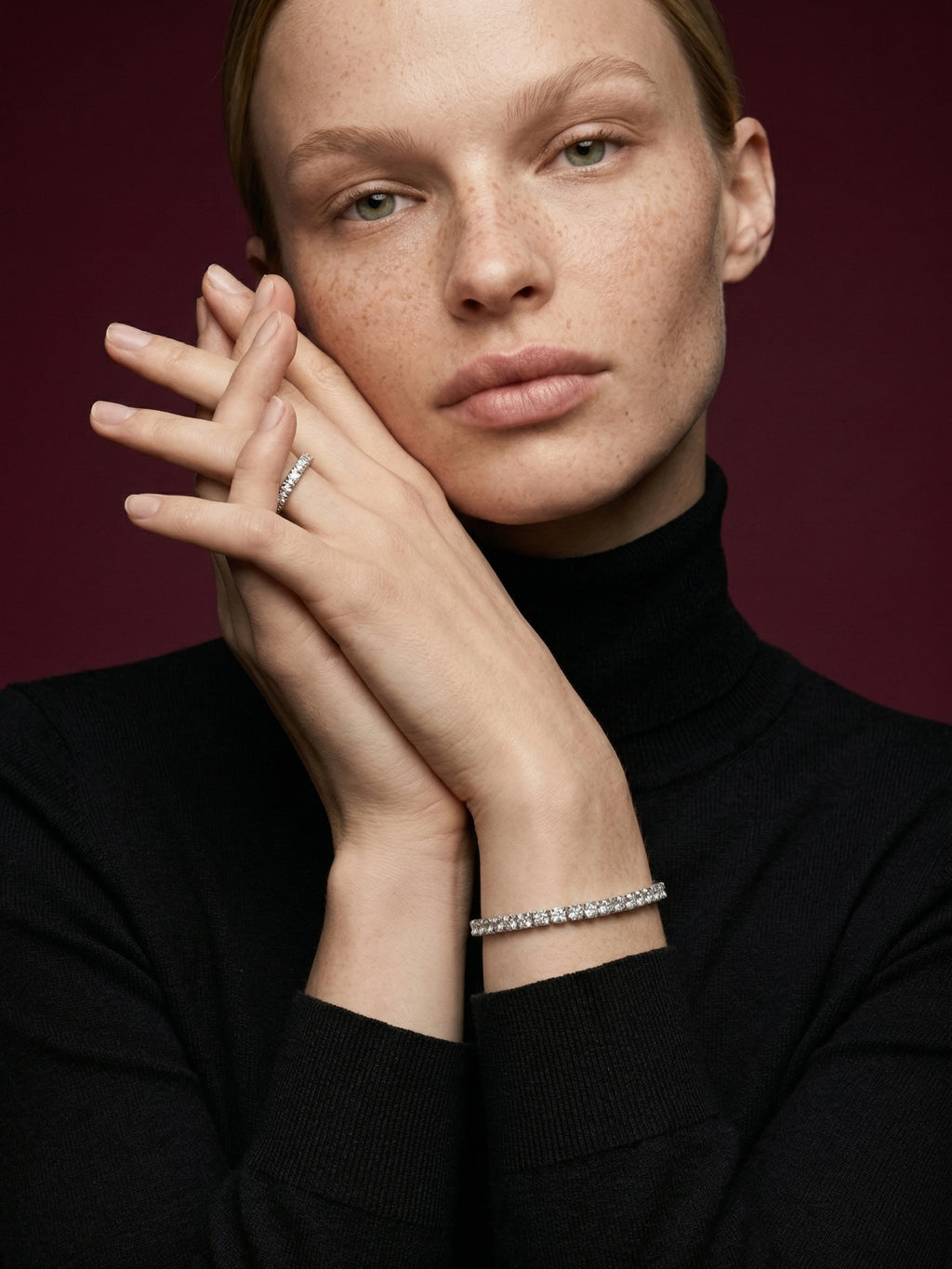 Classic Tennis Bracelet 3mm in 925 sterling silver — STAUDENMANN