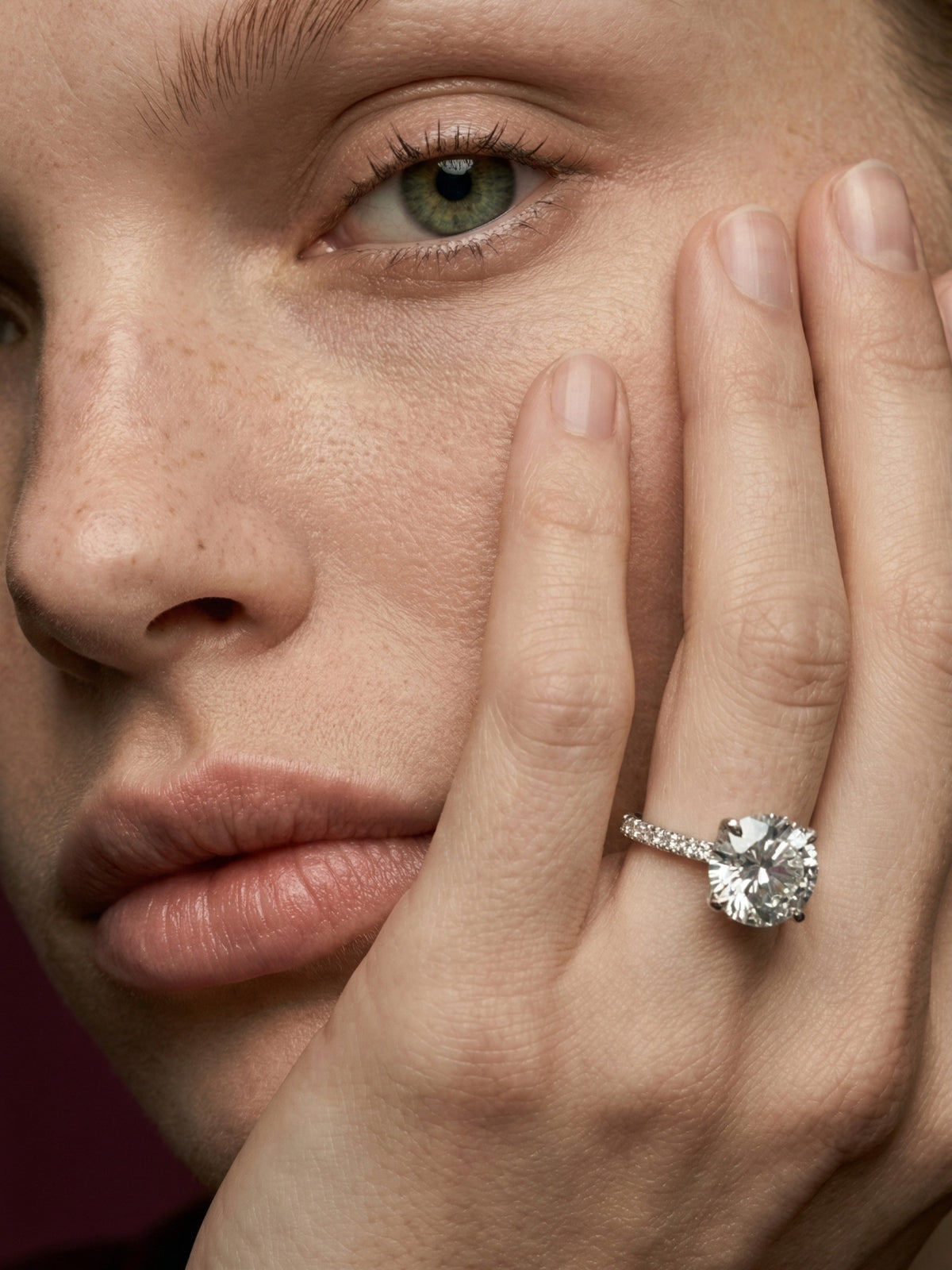 2ct Solitaire Ring in 925 sterling silver — STAUDENMANN