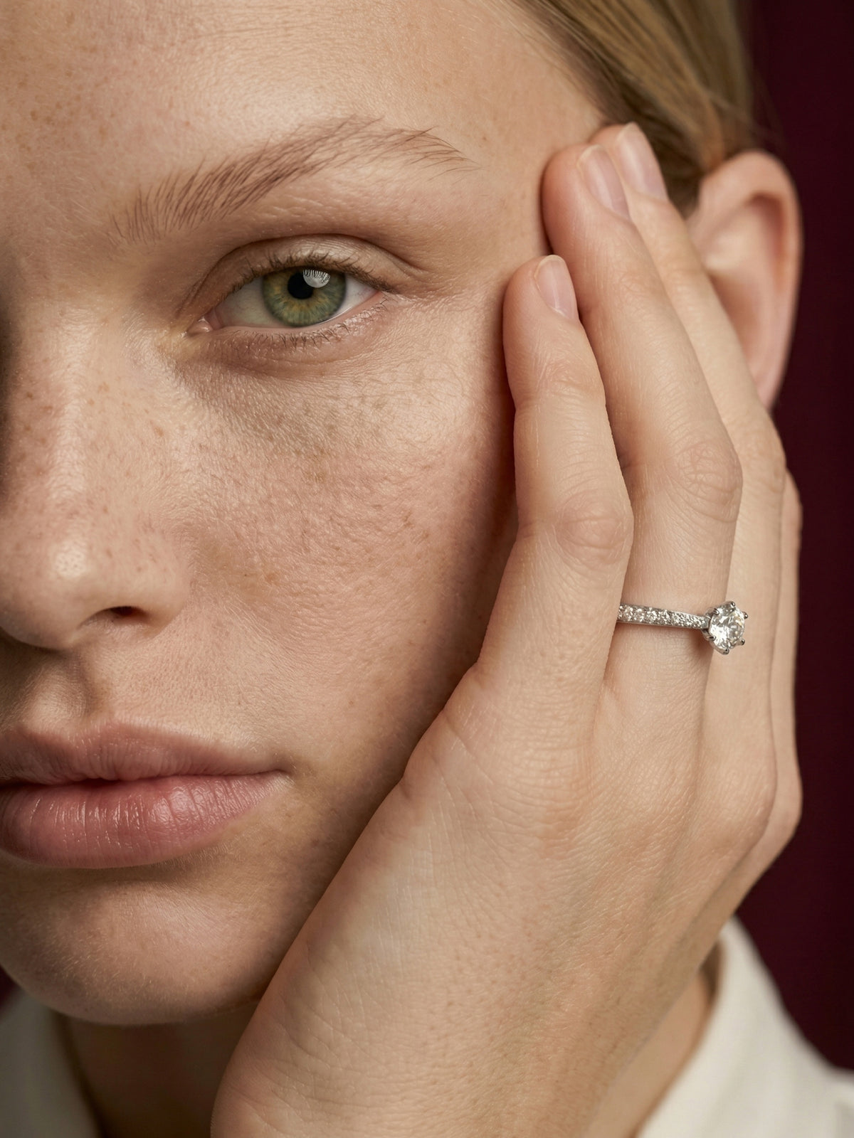 0.75ct Solitaire Ring in 925 sterling silver — STAUDENMANN