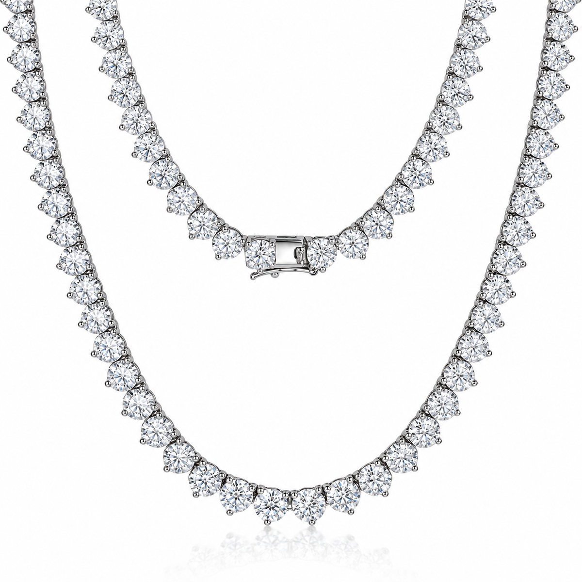 Brilliance Moissanite Tennis Necklace